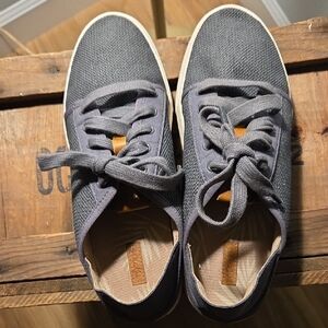 OluKai Gray and Tan Sneakers